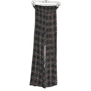 Rue 21 Geometric print pull on wide legs pants size xs